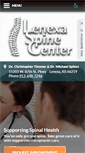 Mobile Screenshot of lenexaspinecenter.com